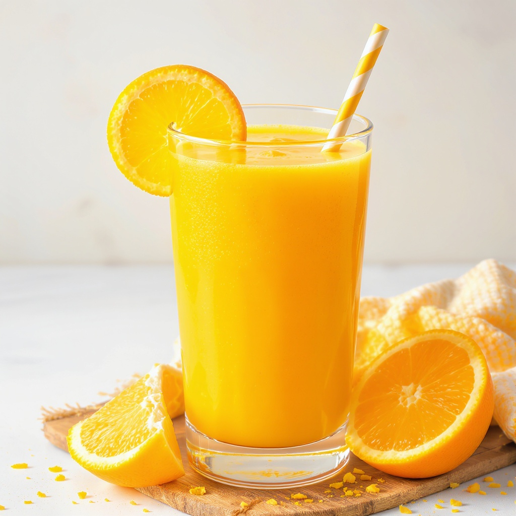 orange smoothie
