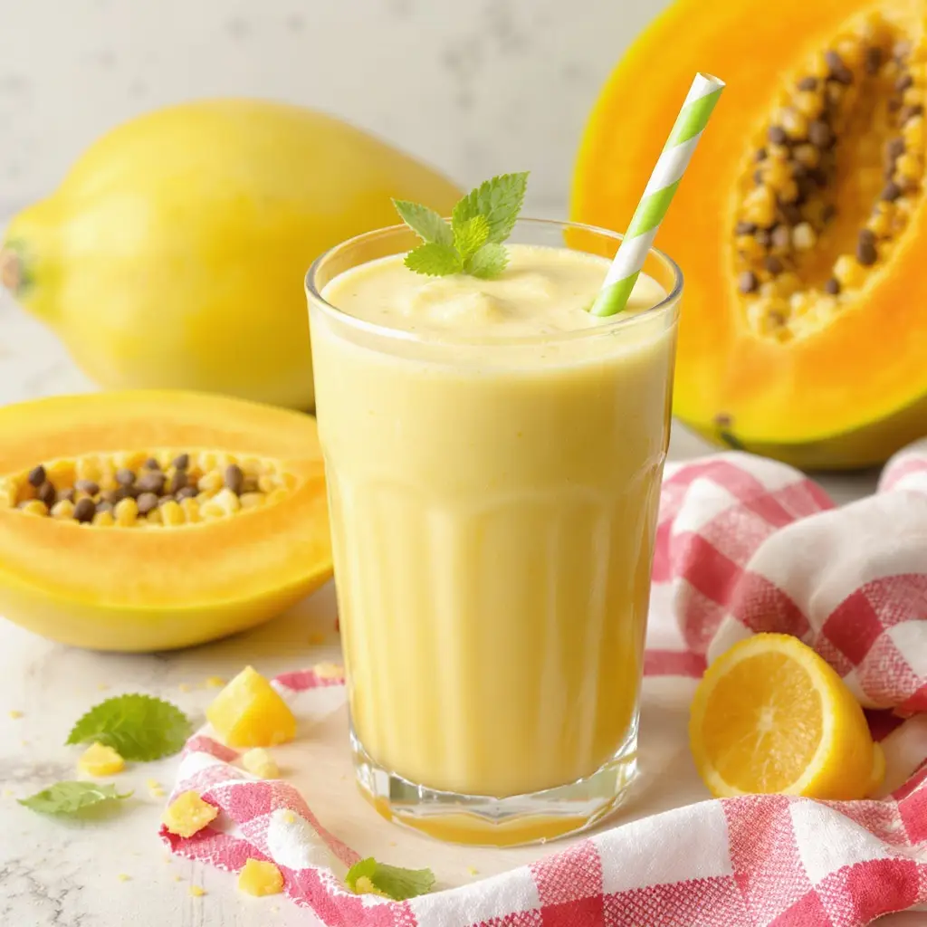 papaya smoothie Recipe