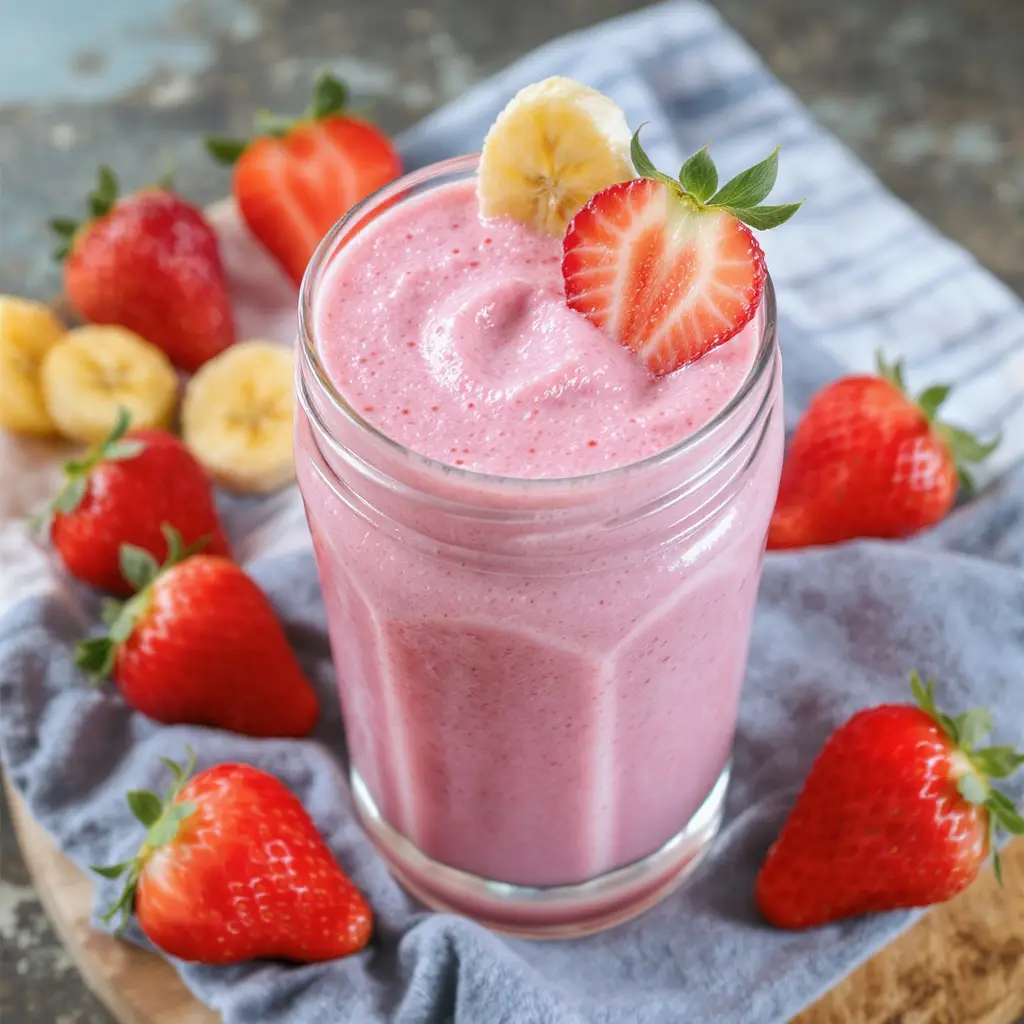 strawberry banana smoothie recipe Recipe