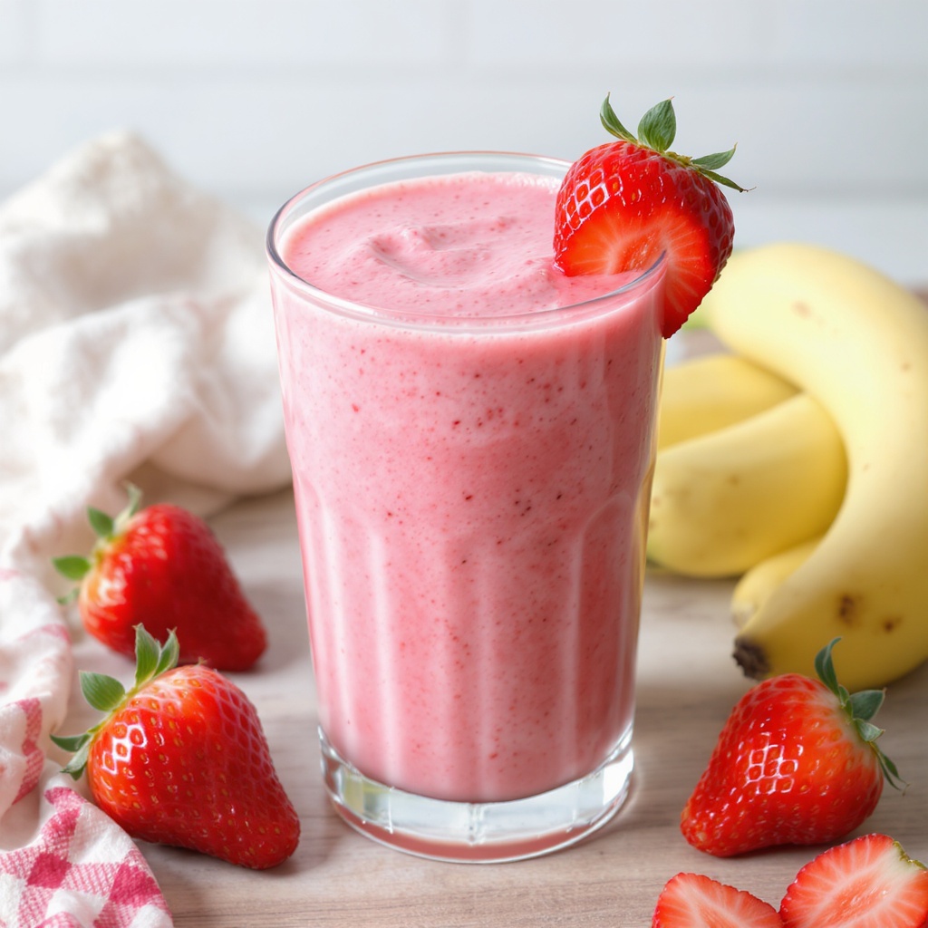 strawberry banana smoothie recipe