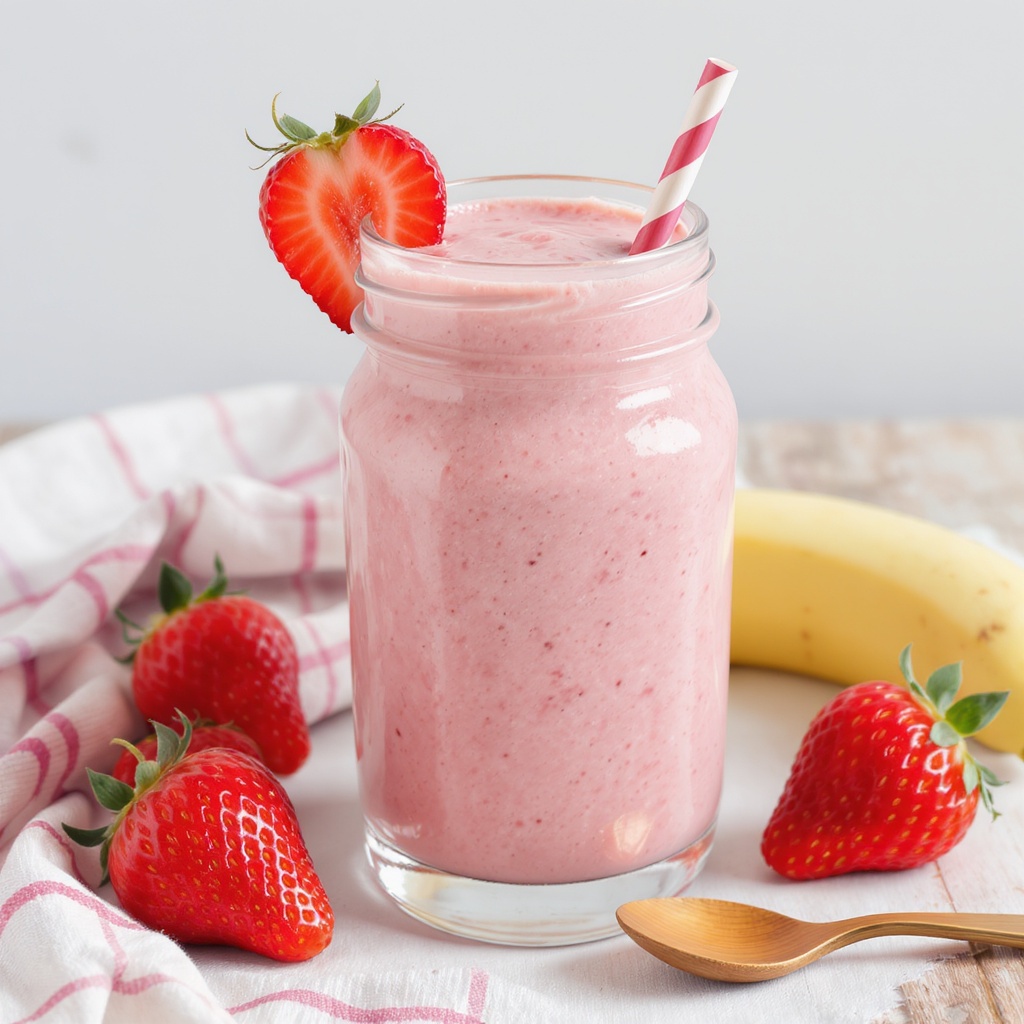 strawberry banana smoothie recipe