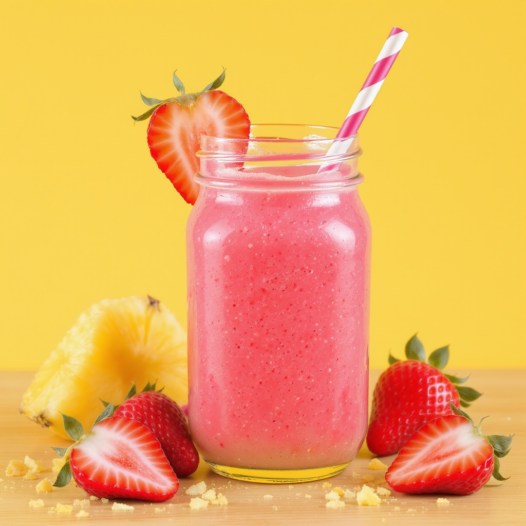 strawberry pineapple smoothie