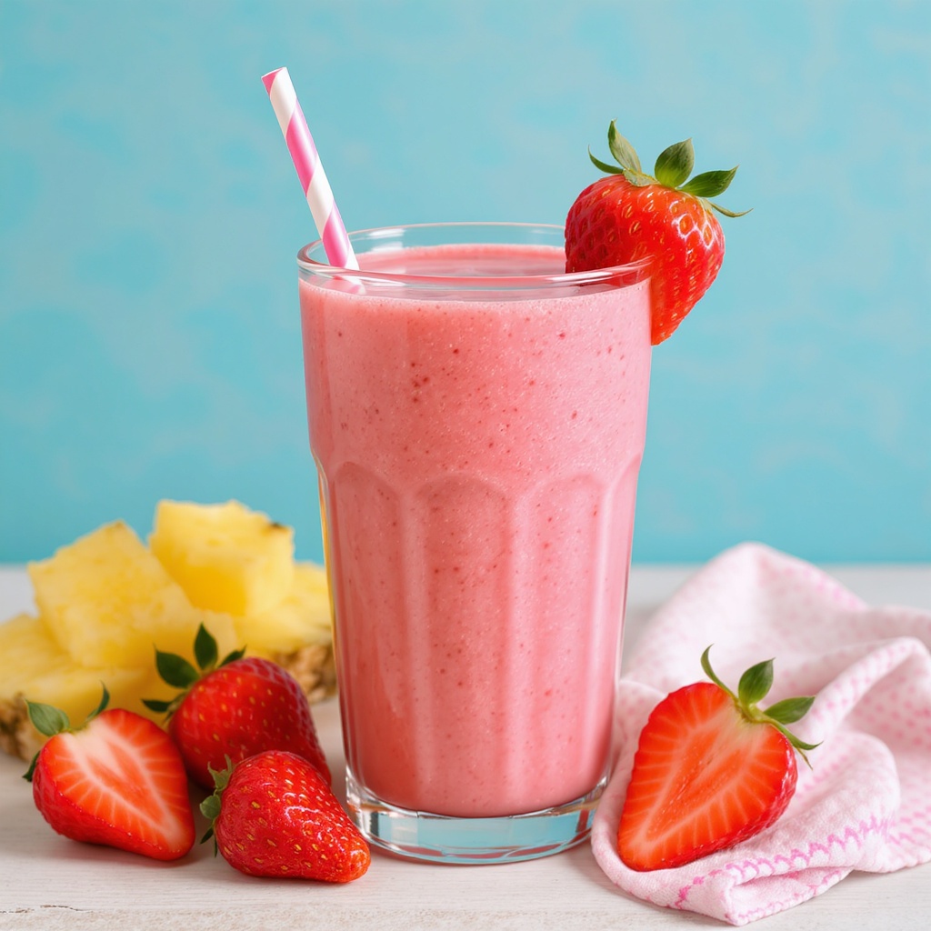 strawberry pineapple smoothie