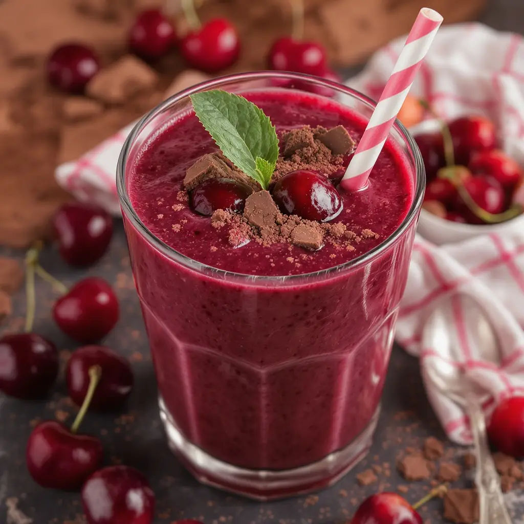 Chocolate Cherry Smoothie Recipe