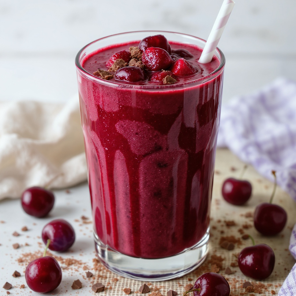 Chocolate Cherry Smoothie