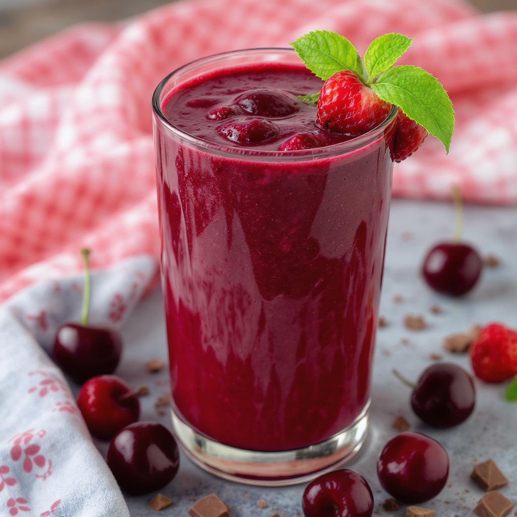 Chocolate Cherry Smoothie