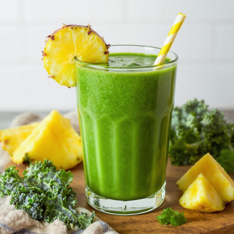 Kale & Pineapple Smoothie Recipe
