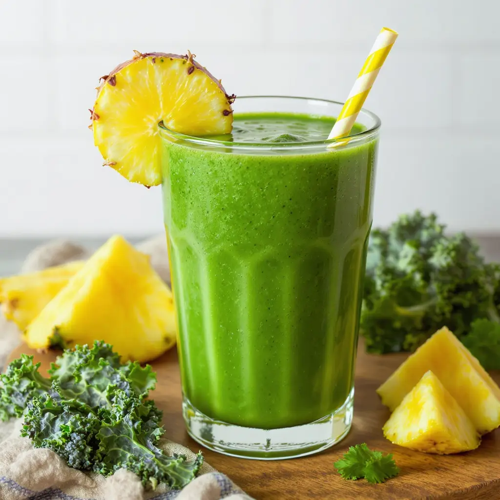 Kale & Pineapple Smoothie Recipe