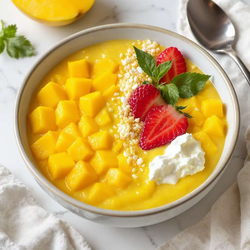 mango smoothie bowl