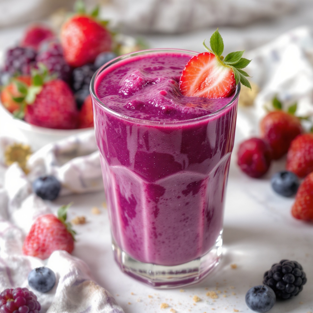 mixed berry smoothie