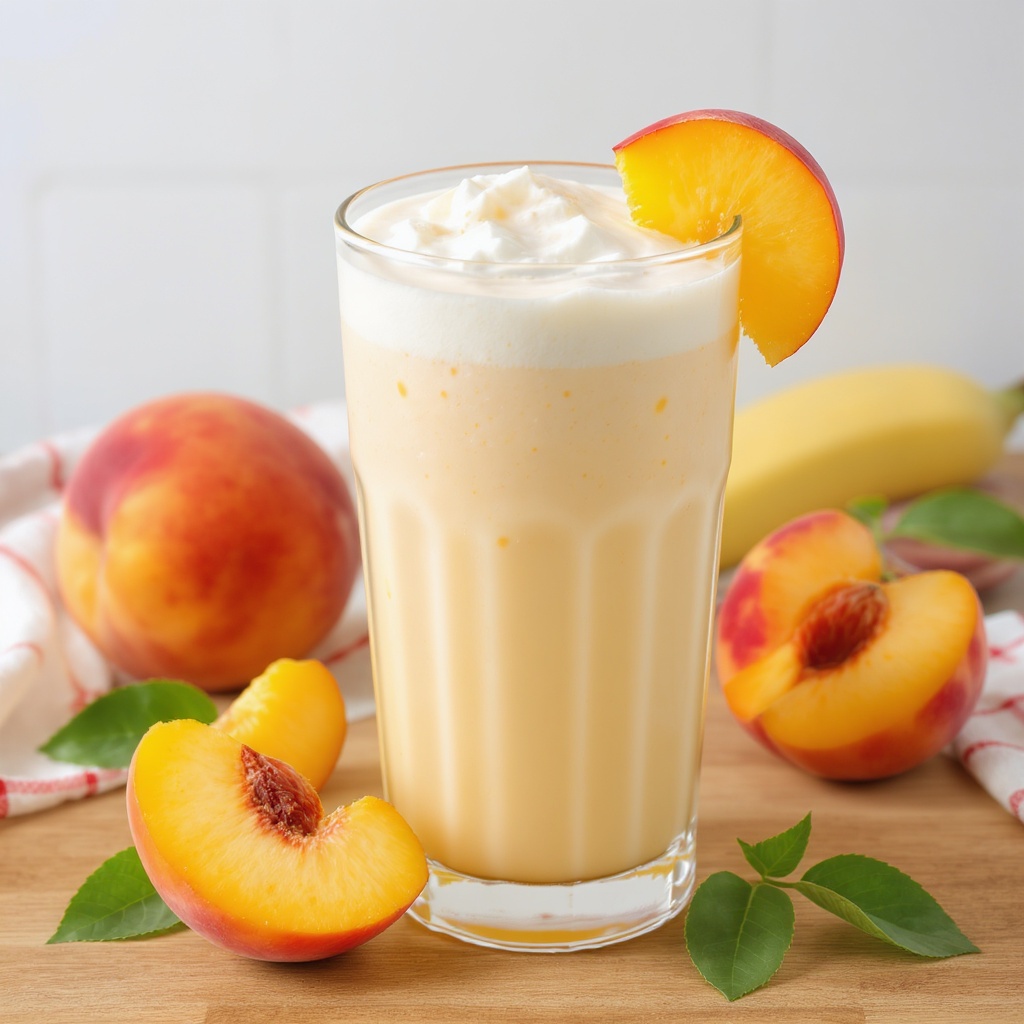 peach smoothie