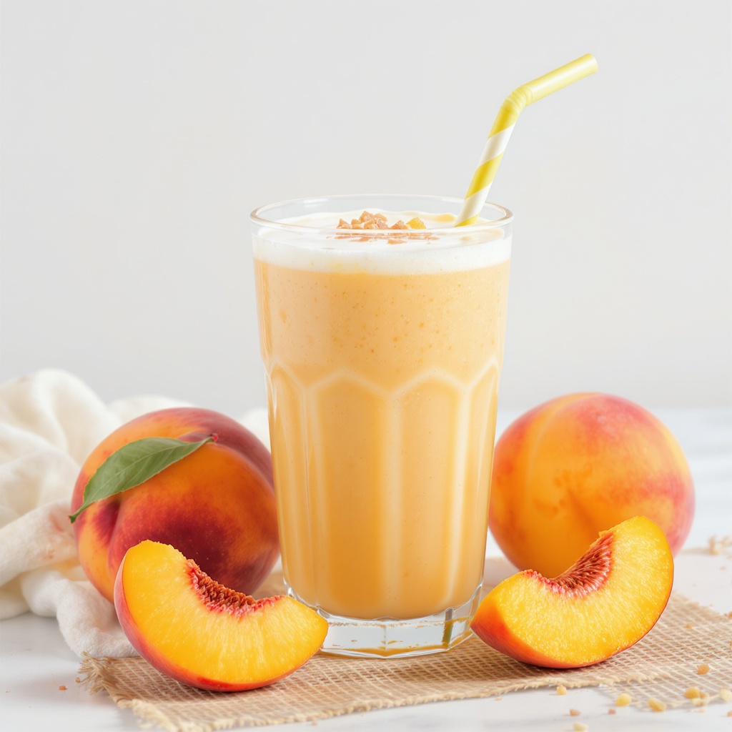 peach smoothie